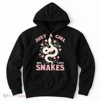 Just A Girl Who Loves Snakes Hoodie thumb 0