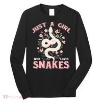 Just A Girl Who Loves Snakes Long Sleeve Shirt thumb 0