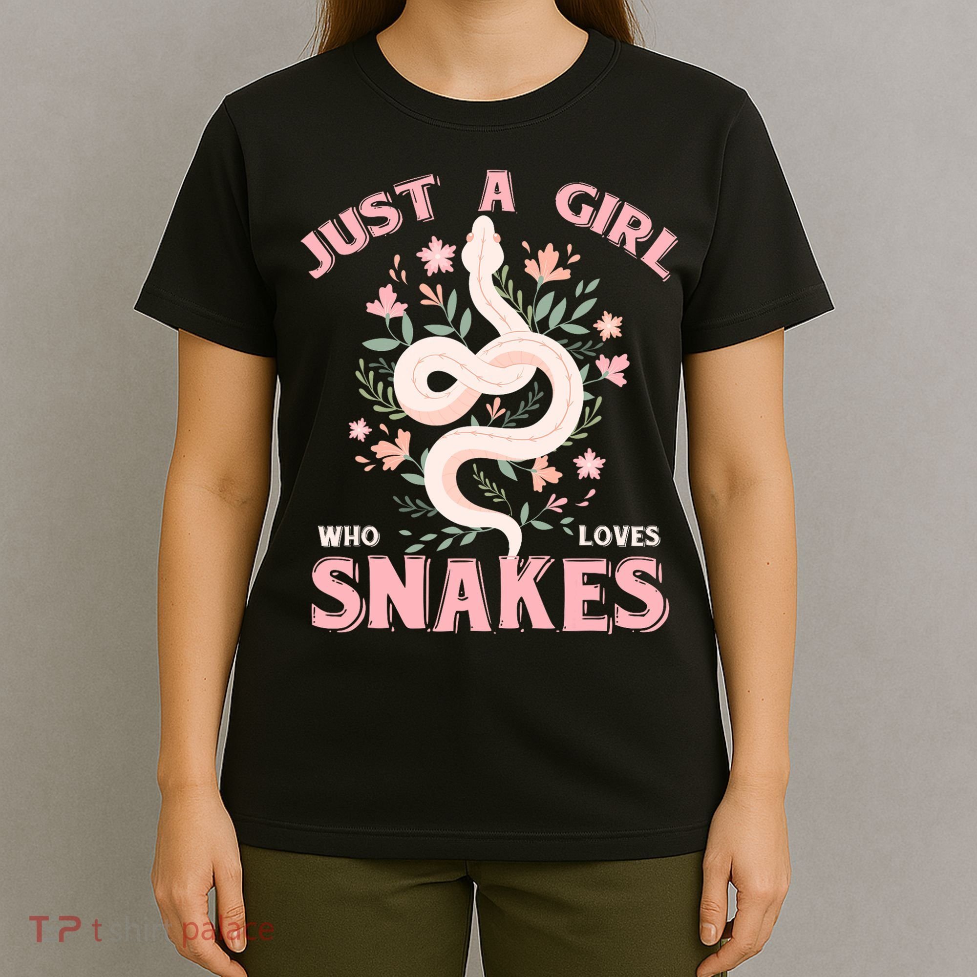 Just A Girl Who Loves Snakes T-Shirt
