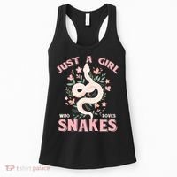Just A Girl Who Loves Snakes Women's Tank Top thumb 0