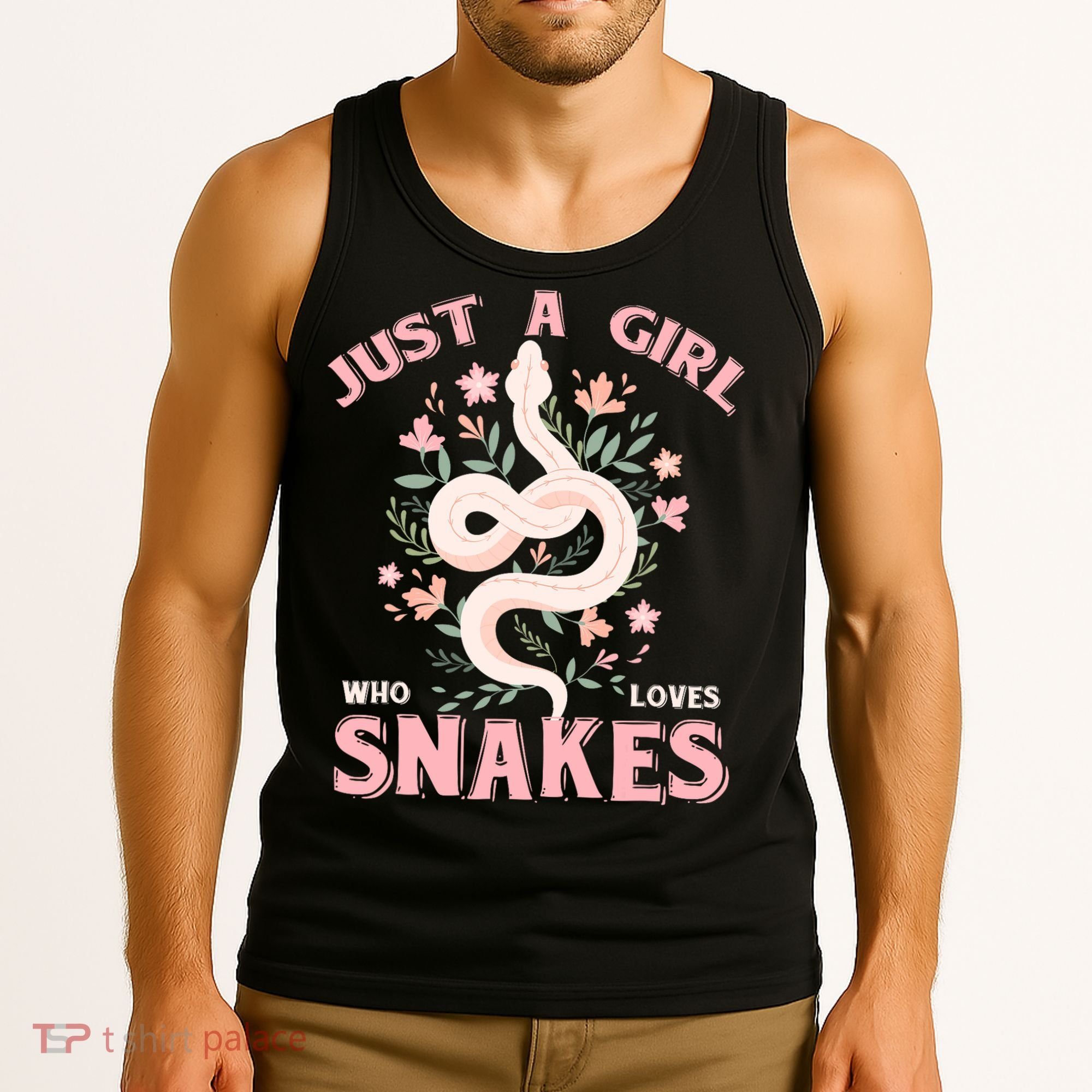 Just A Girl Who Loves Snakes Tank Top