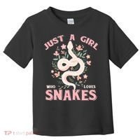 Just A Girl Who Loves Snakes Toddler T-Shirt thumb 0