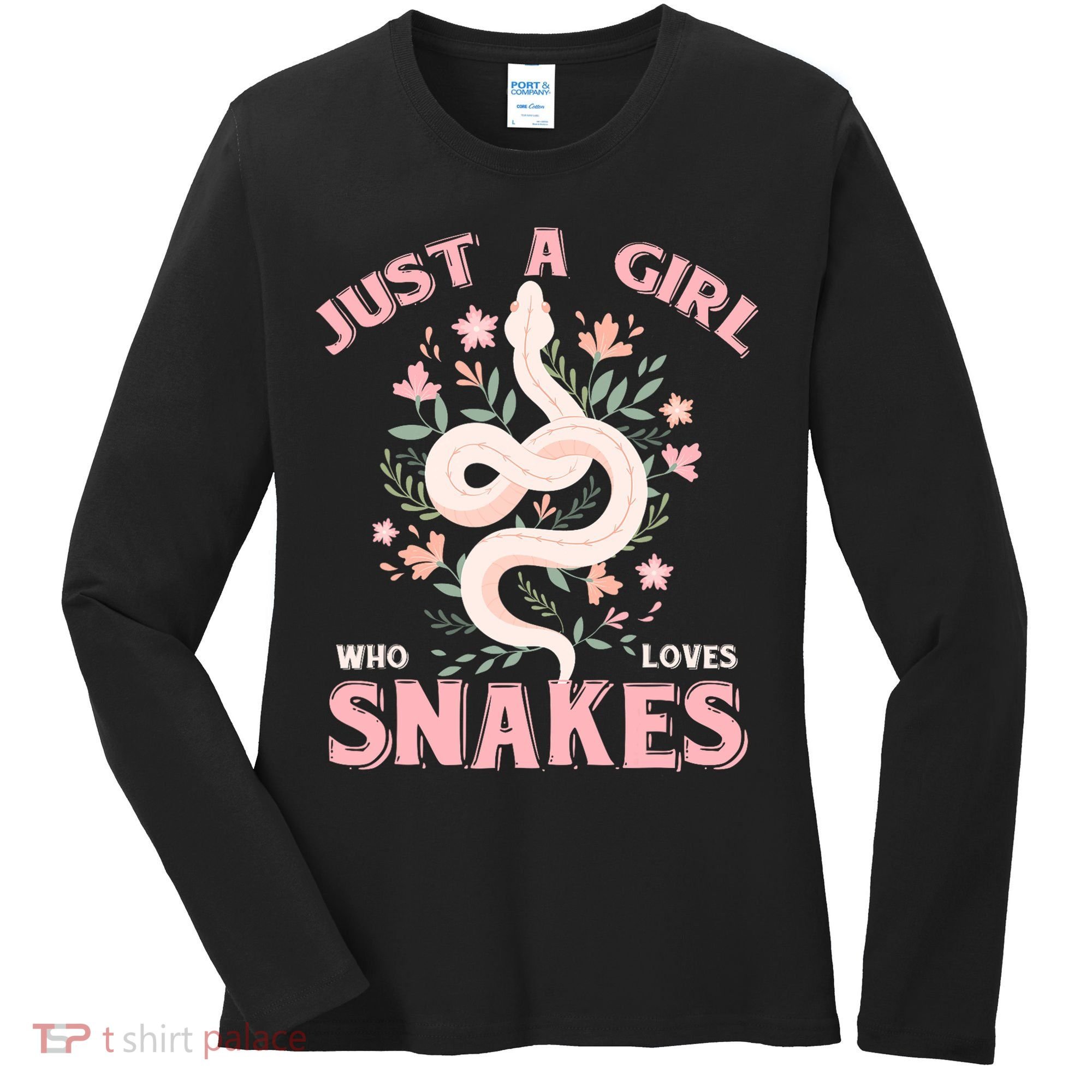 Just A Girl Who Loves Snakes Women's Long Sleeve Shirt
