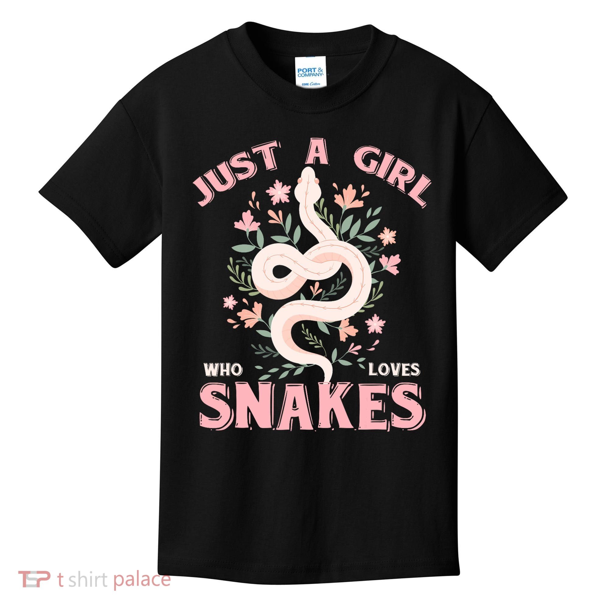 Just A Girl Who Loves Snakes Kids T-Shirt