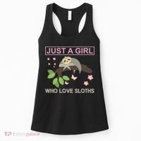 Just A Girl Who Loves Sloths Women's Tank Top thumb 0