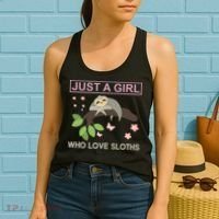 Just A Girl Who Loves Sloths Women's Tank Top thumb 2