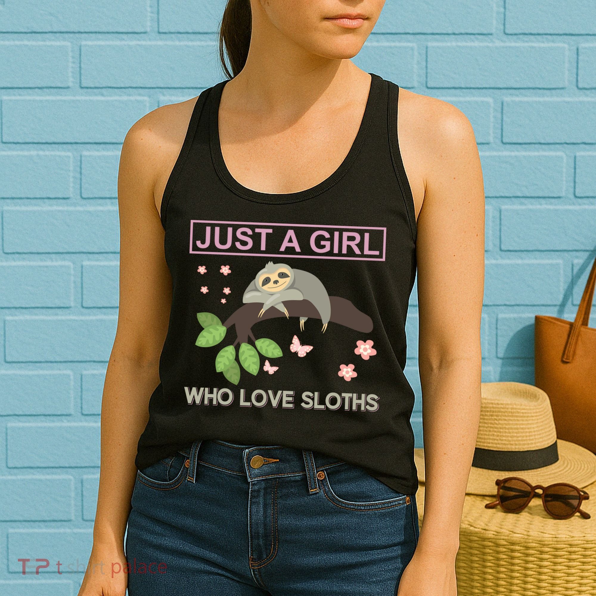Just A Girl Who Loves Sloths Women's Tank Top