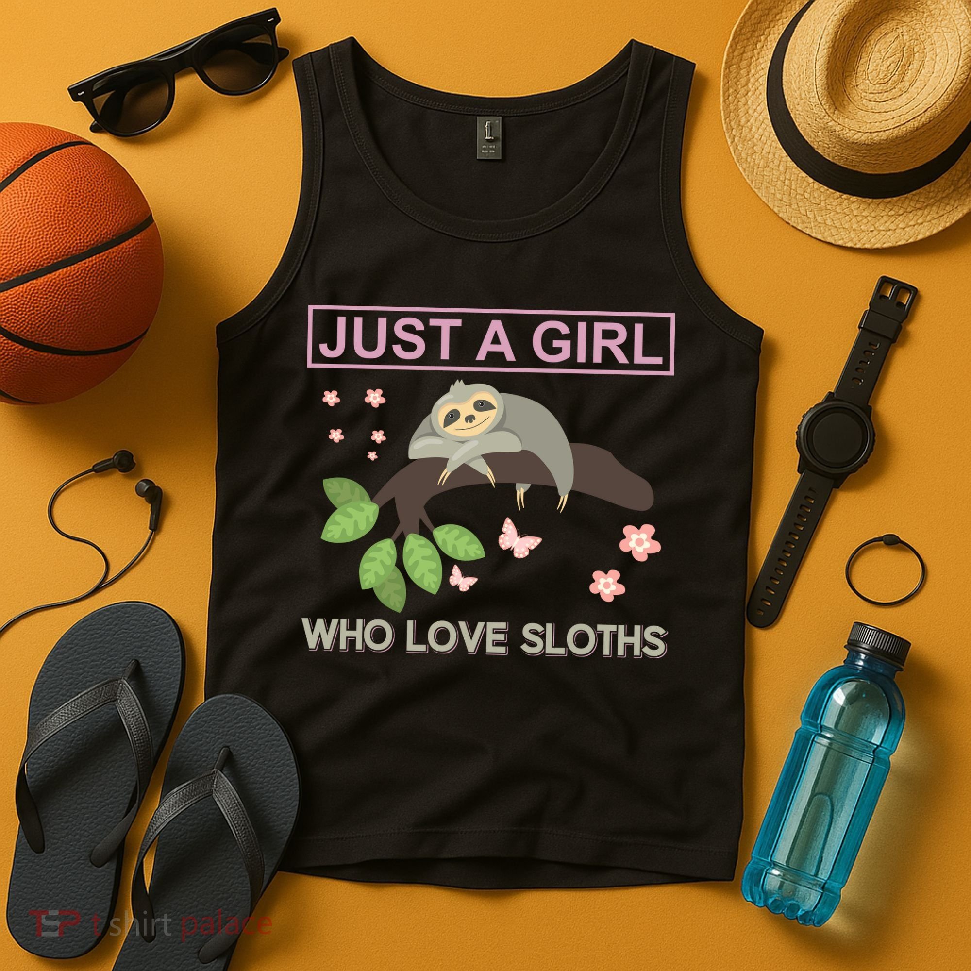 Just A Girl Who Loves Sloths Tank Top