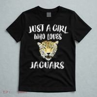Just A Girl Who Loves Jaguars Animal Gift T-Shirt thumb 5