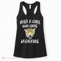 Just A Girl Who Loves Jaguars Animal Gift Women's Tank Top thumb 0