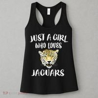 Just A Girl Who Loves Jaguars Animal Gift Women's Tank Top thumb 3