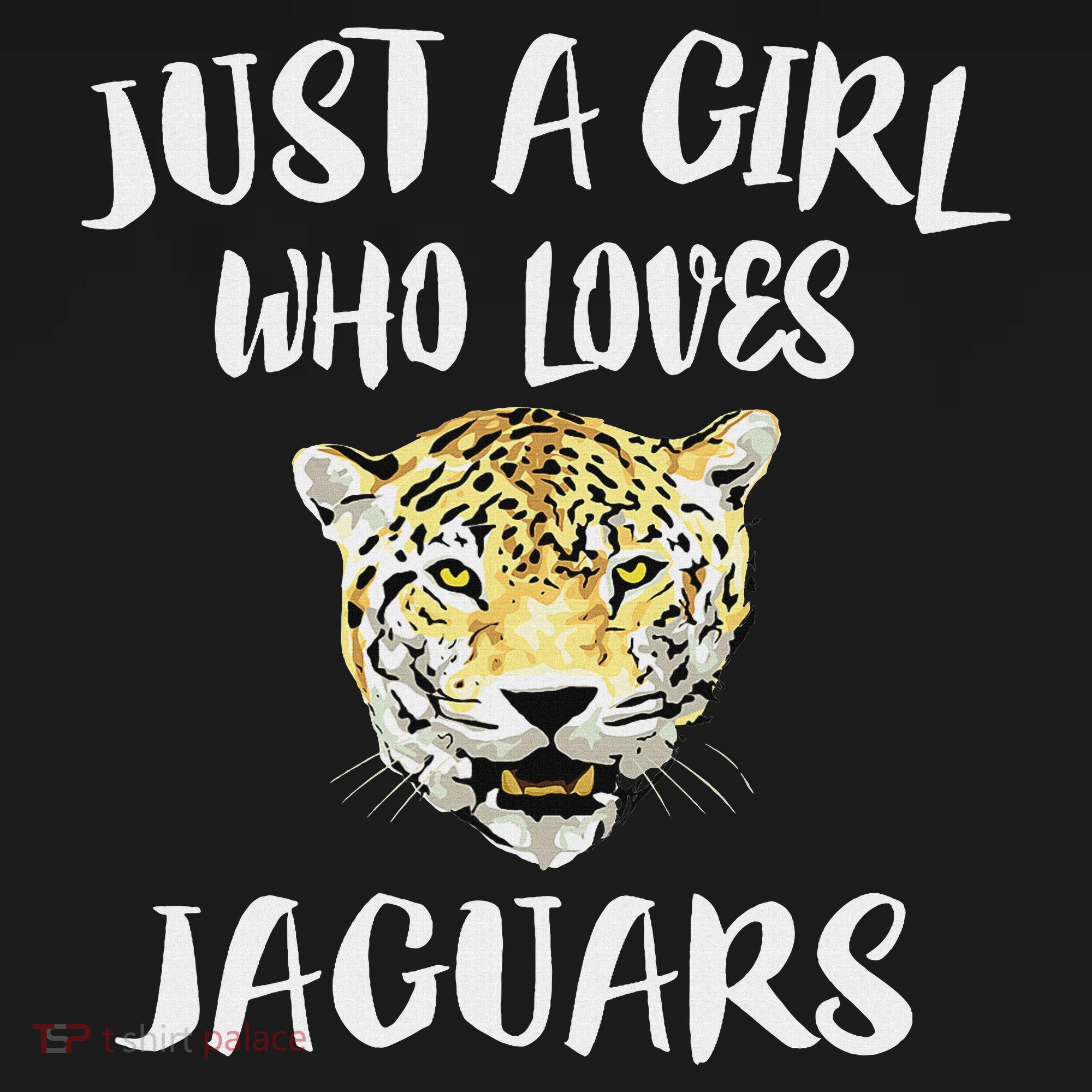 Just A Girl Who Loves Jaguars Animal Gift Women's Tank Top