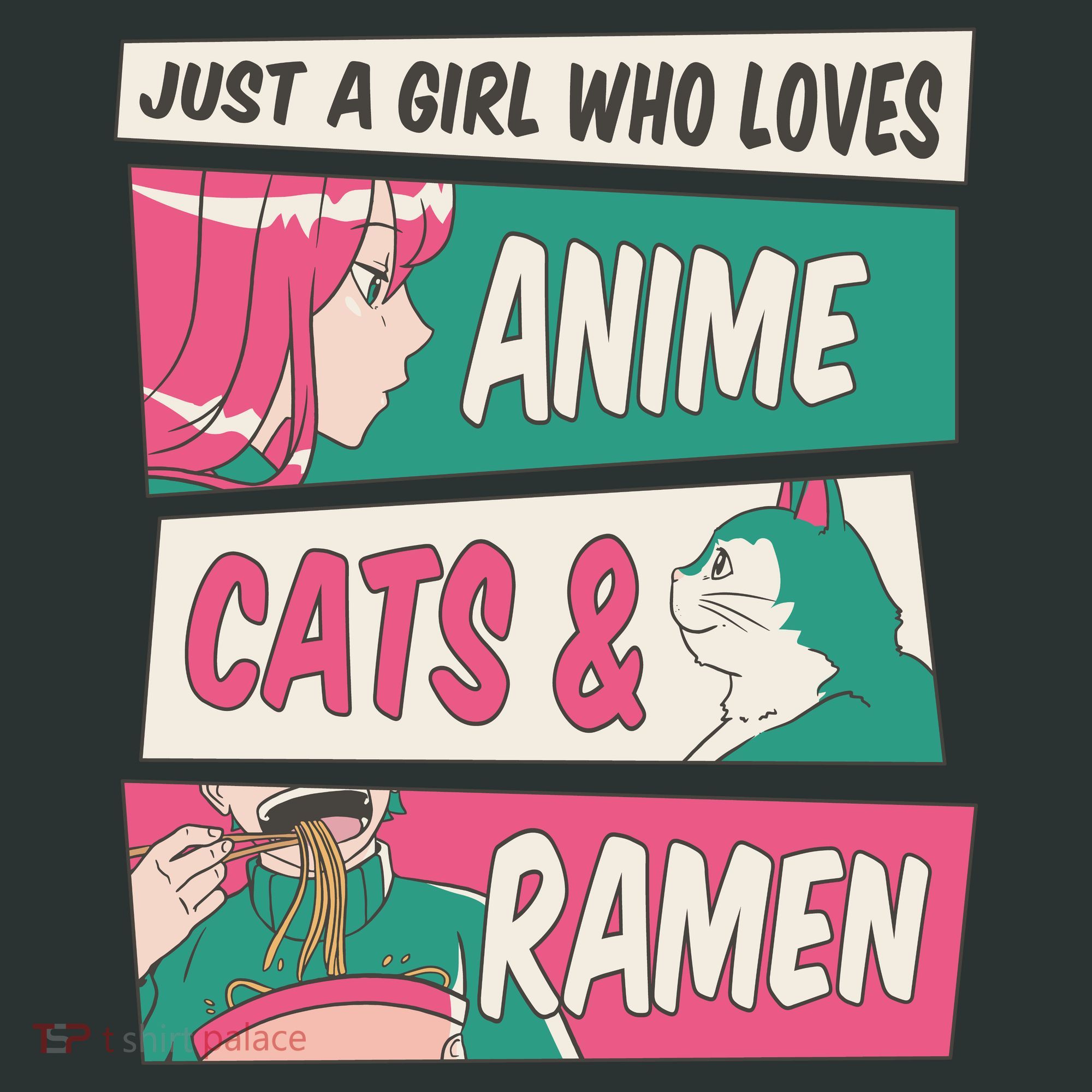 Just A Girl Who Loves Anime Cats And Ramen Mousepad