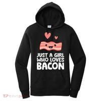 Just A Girl Who Loves Bacon Women's Hoodie thumb 0