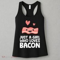 Just A Girl Who Loves Bacon Women's Tank Top thumb 3