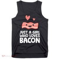 Just A Girl Who Loves Bacon Tank Top thumb 0