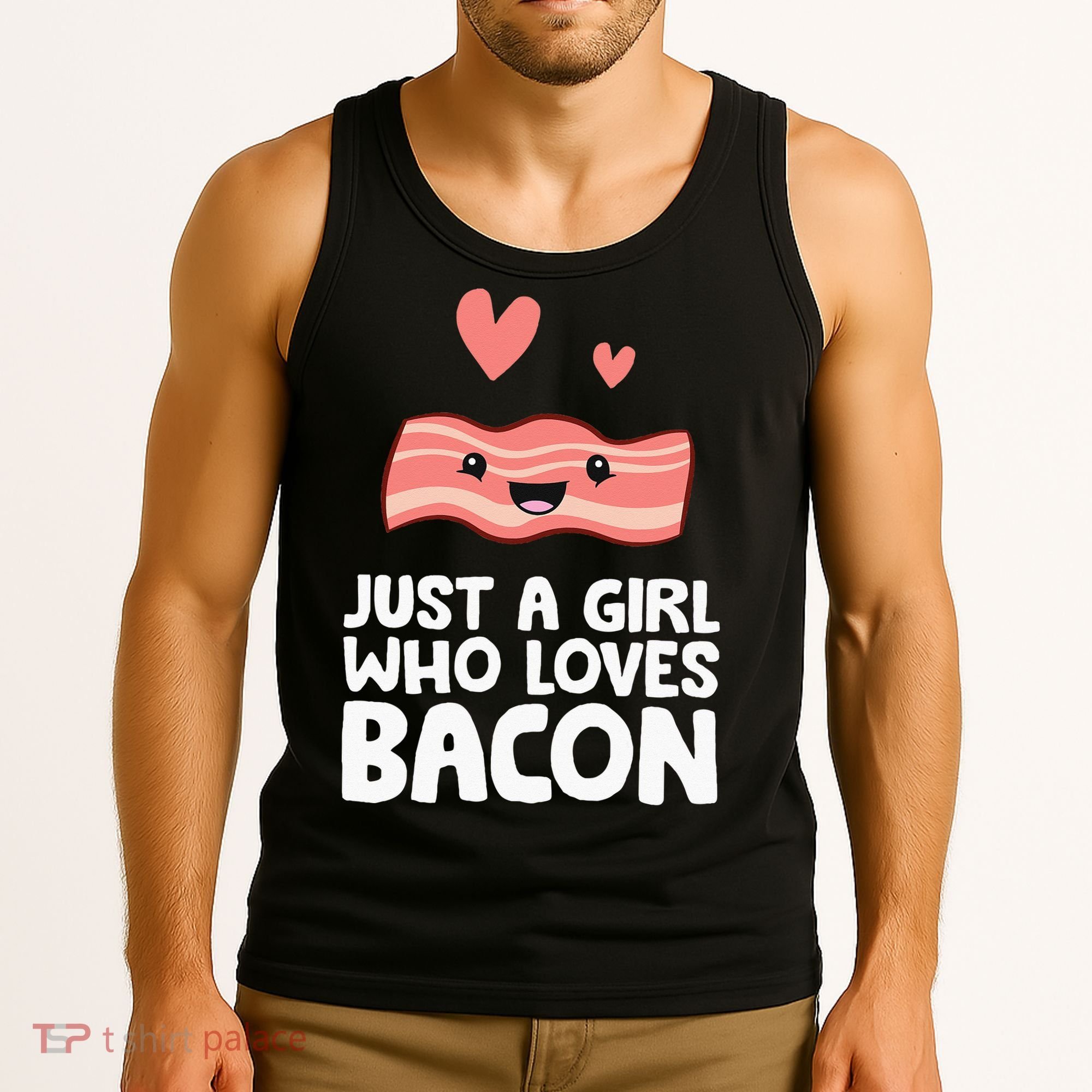 Just A Girl Who Loves Bacon Tank Top