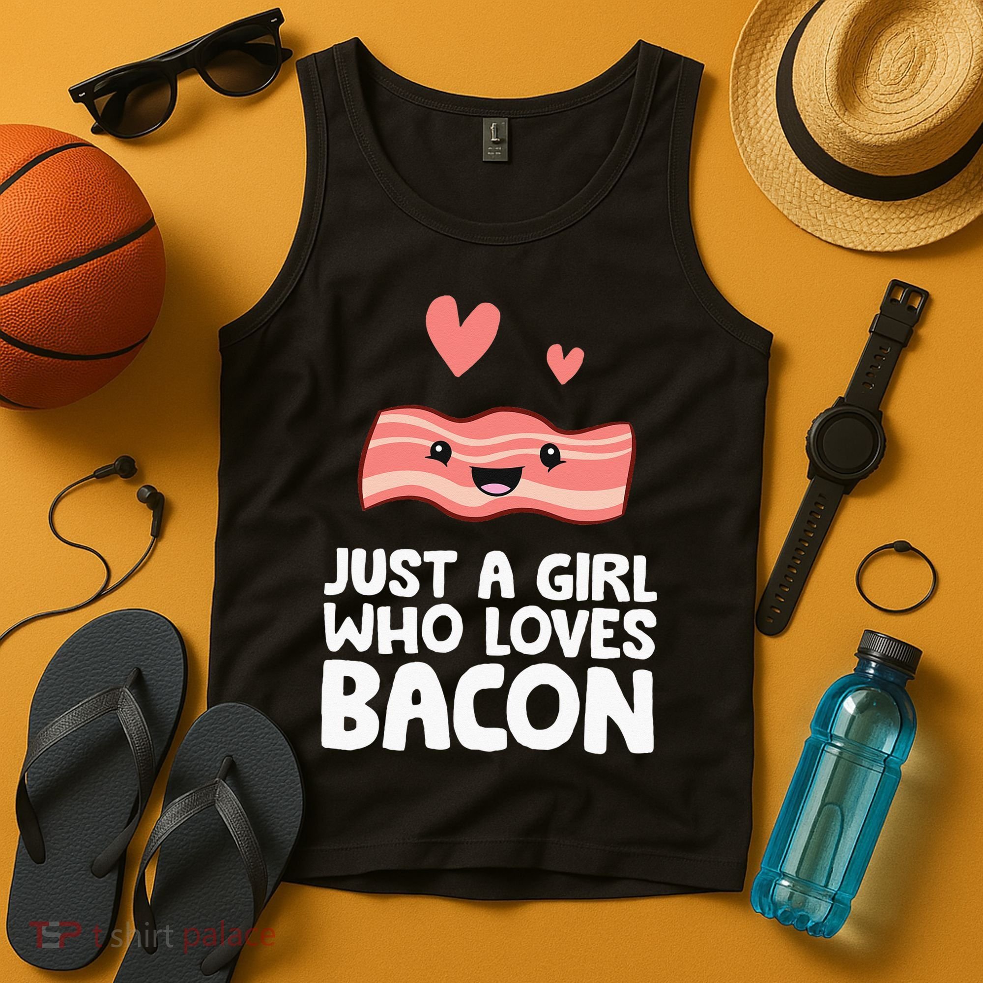 Just A Girl Who Loves Bacon Tank Top