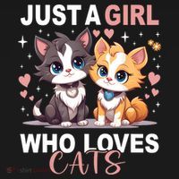 Just A Girl Who Loves Cats Cute Cat Lover Baby Bodysuit thumb 2
