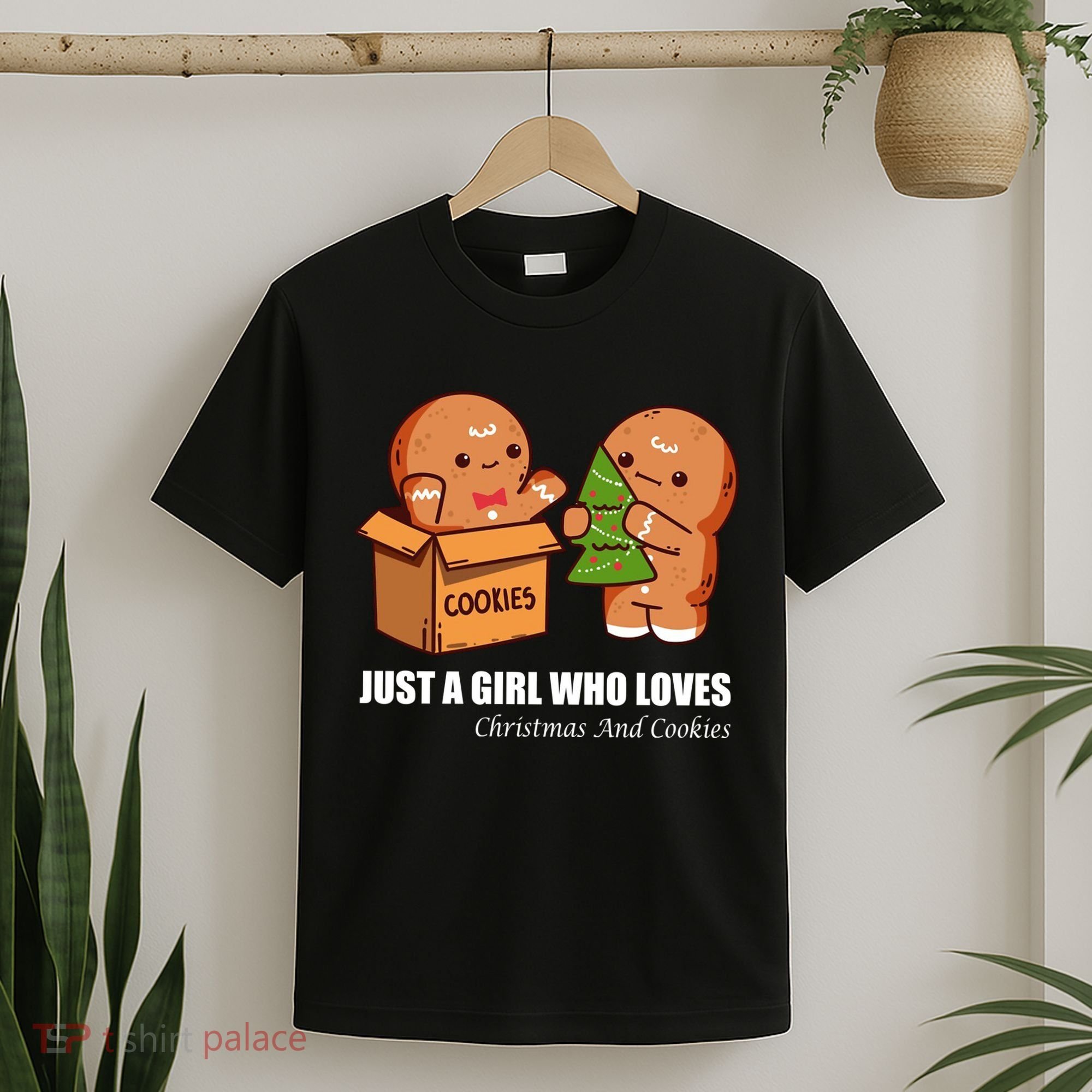 Just A Girl Who Loves Christmas And Cookies T-Shirt