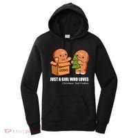 Just A Girl Who Loves Christmas And Cookies Women's Hoodie thumb 0