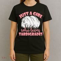 Just A Girl Who Loves Tardigrades T-Shirt thumb 4