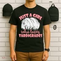 Just A Girl Who Loves Tardigrades T-Shirt thumb 6