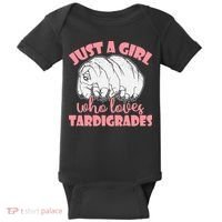 Just A Girl Who Loves Tardigrades Baby Bodysuit thumb 0