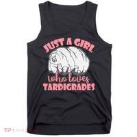 Just A Girl Who Loves Tardigrades Tank Top thumb 0
