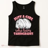 Just A Girl Who Loves Tardigrades Tank Top thumb 2