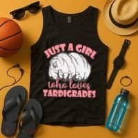 Just A Girl Who Loves Tardigrades Tank Top thumb 4
