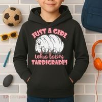 Just A Girl Who Loves Tardigrades Kids Hoodie thumb 2