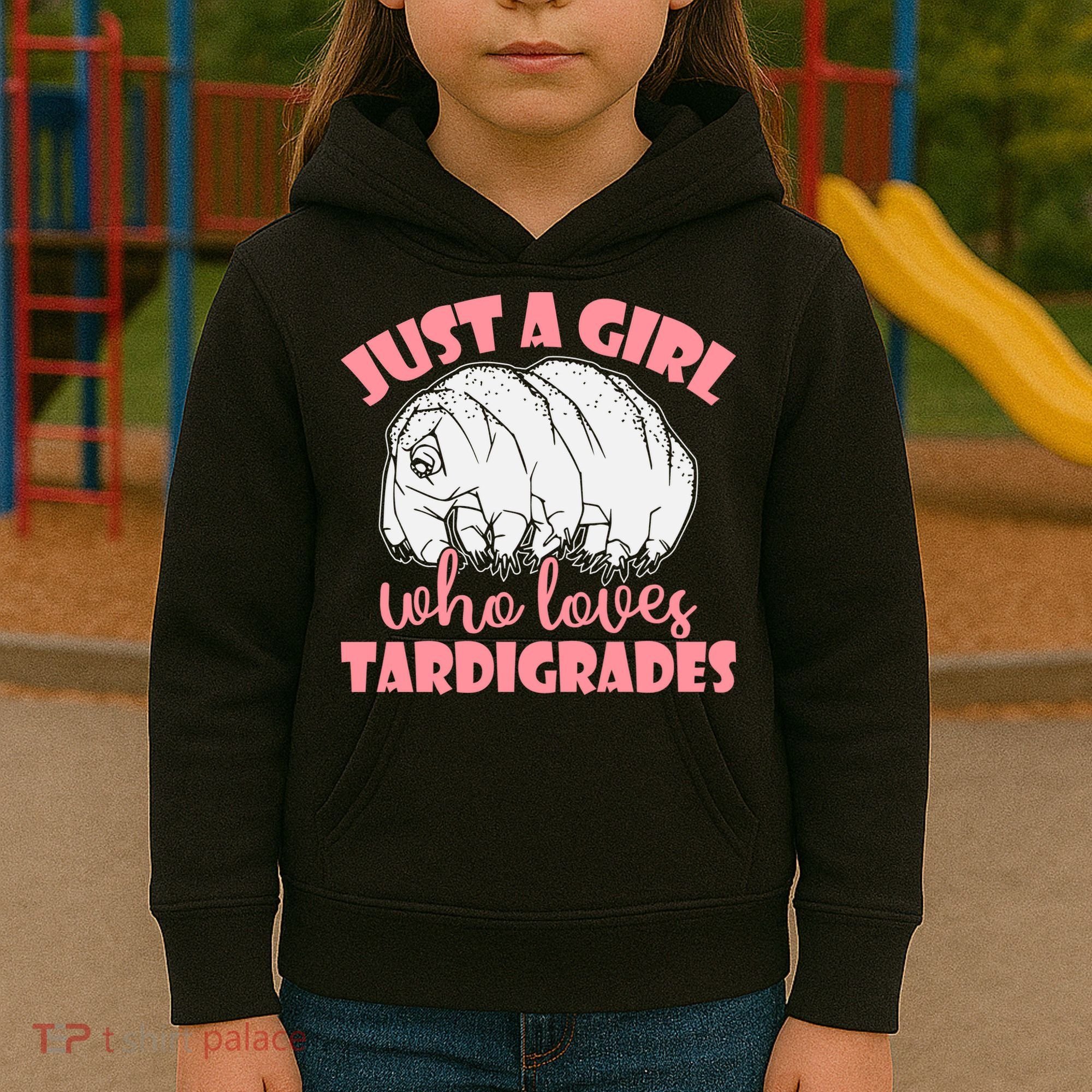 Just A Girl Who Loves Tardigrades Kids Hoodie