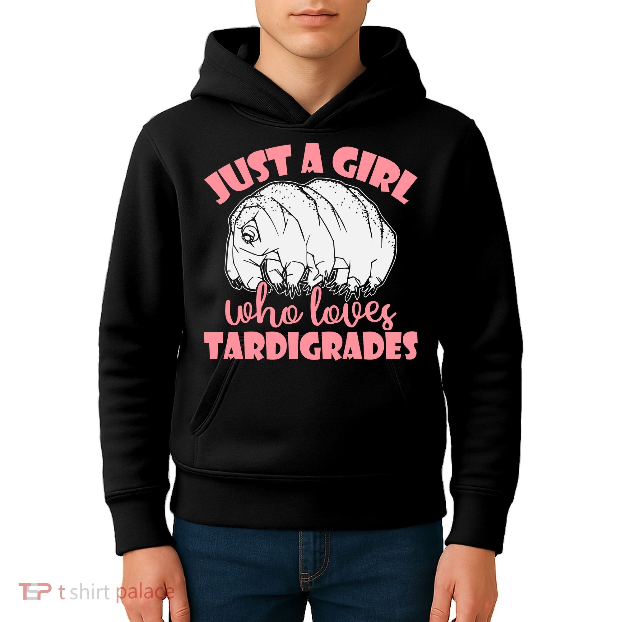 Just A Girl Who Loves Tardigrades Kids Hoodie