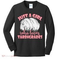 Just A Girl Who Loves Tardigrades Kids Long Sleeve Shirt thumb 0