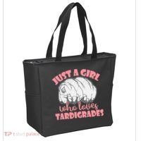 Just A Girl Who Loves Tardigrades Tote Bag thumb 2