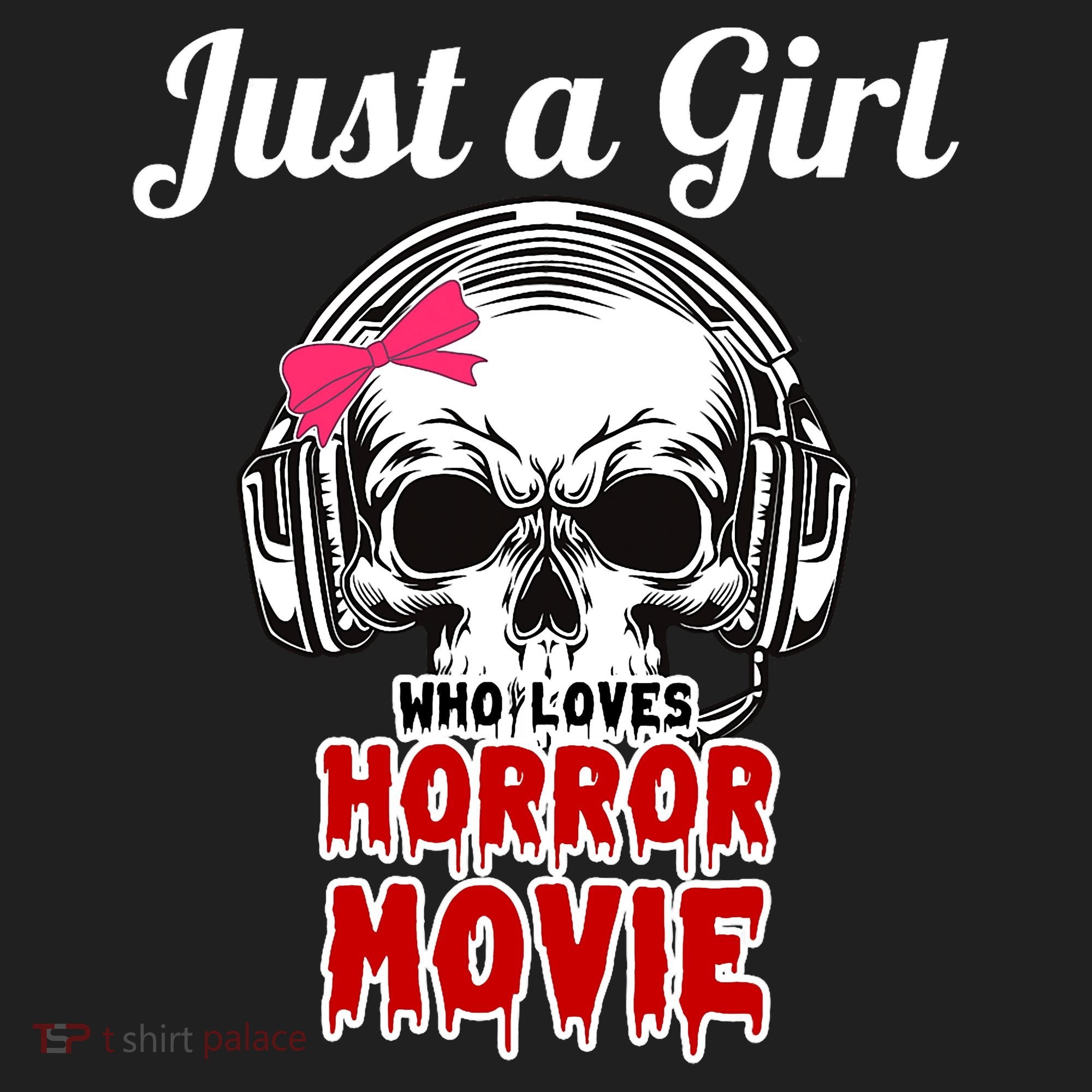 Just A Girl Who Loves Horror Movie Halloween Scary Ghost Beanie