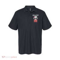 Just A Girl Who Loves Horror Movie Halloween Scary Ghost Polo thumb 0