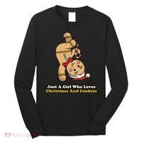 Just A Girl Who Loves Gingerbread Cookies Long Sleeve Shirt thumb 0