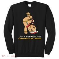 Just A Girl Who Loves Gingerbread Cookies Sweatshirt thumb 0