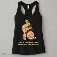 Just A Girl Who Loves Gingerbread Cookies Women's Tank Top thumb 3