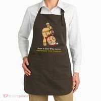 Just A Girl Who Loves Gingerbread Cookies Apron thumb 2
