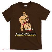 Just A Girl Who Loves Gingerbread Cookies T-Shirt thumb 0