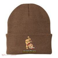 Just A Girl Who Loves Gingerbread Cookies Beanie thumb 0