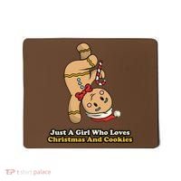 Just A Girl Who Loves Gingerbread Cookies Mousepad thumb 0