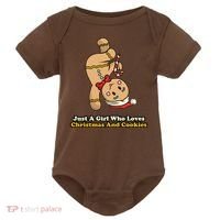 Just A Girl Who Loves Gingerbread Cookies Baby Bodysuit thumb 0