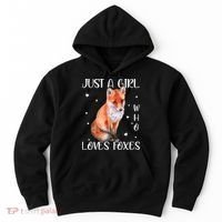 Just A Girl Who Loves Foxes Hoodie thumb 0