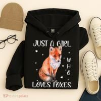 Just A Girl Who Loves Foxes Hoodie thumb 4