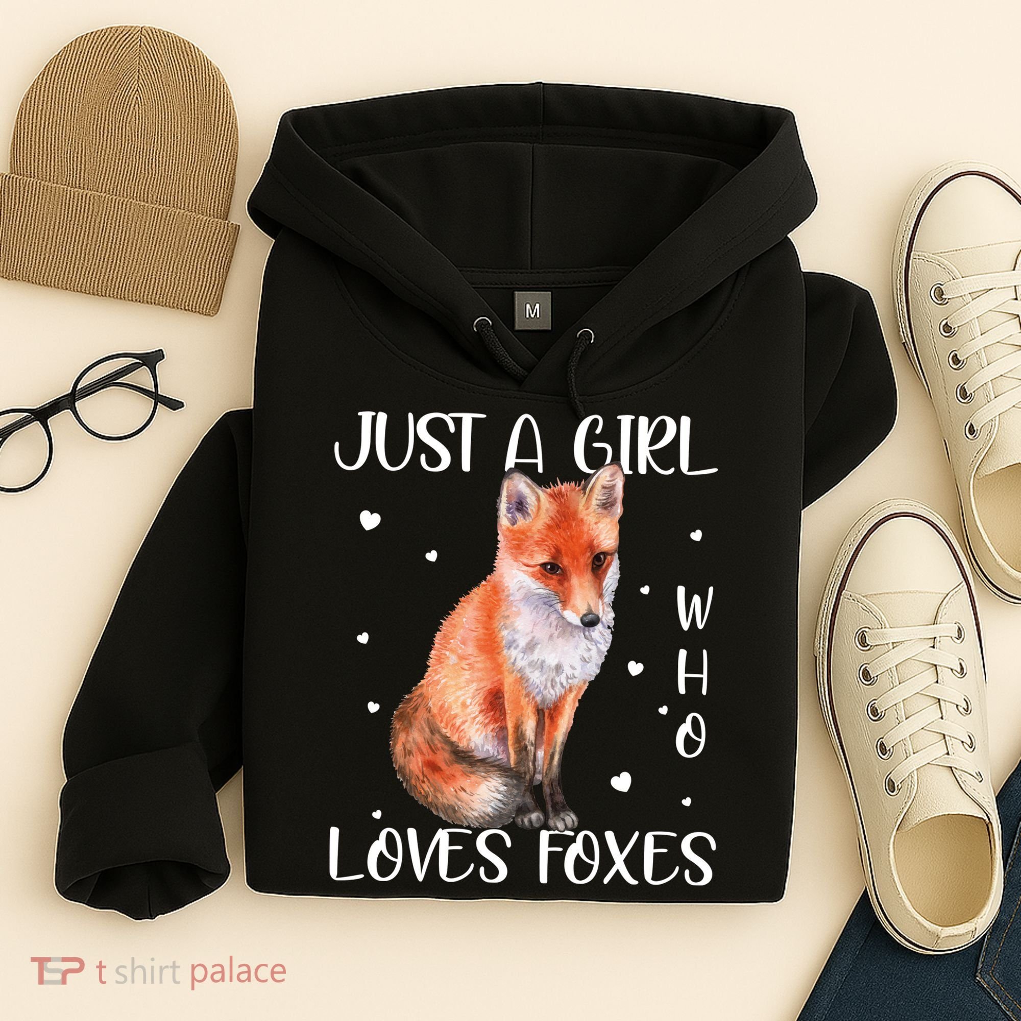 Just A Girl Who Loves Foxes Hoodie