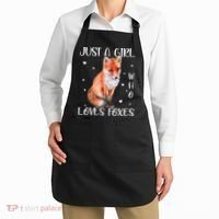 Just A Girl Who Loves Foxes Apron thumb 2